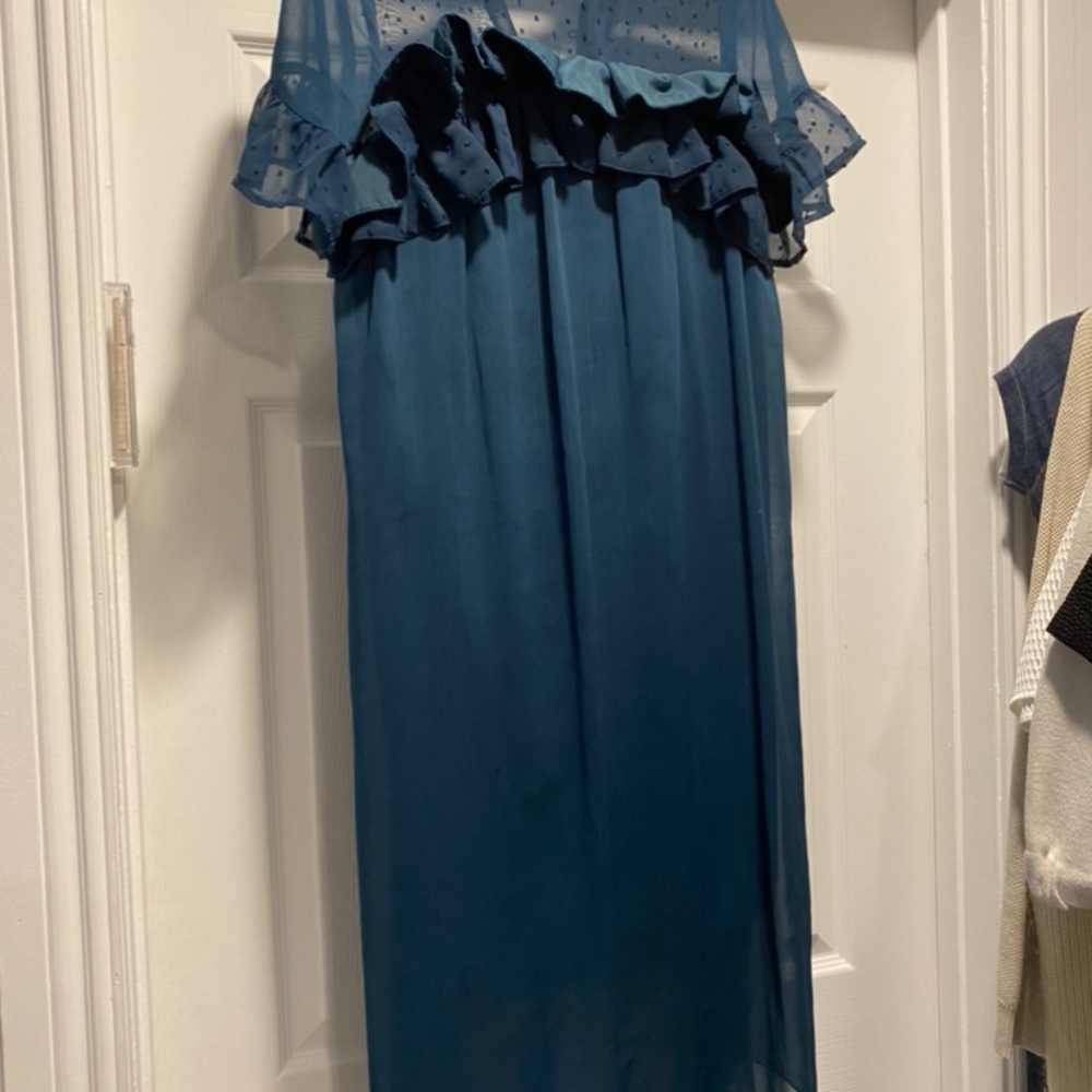 ASOS Ruffle Midi Dress - Picture 3 of 3